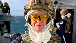 Kate Humble - warship tv series on channel 5