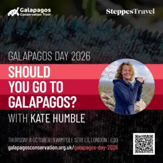 What do you think?
Still a few tickets available for what will be a fascinating discussion.
Come & @galapagosconservationtrust @steppes_travel & me in London tomorrow.

#galapagos 
#travel
#conservation
